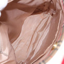 Burberrys Nova Check Shoulder Bag Canvas Leather Beige Red Silver Auth 94414-11