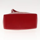 Burberrys Nova Check Shoulder Bag Canvas Leather Beige Red Silver Auth 94414-5