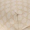 GUCCI GG Supreme Tote Bag PVC Leather Gold White 189896 Auth 94448-10