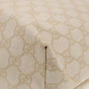 GUCCI GG Supreme Tote Bag PVC Leather Gold White 189896 Auth 94448-15