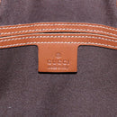 GUCCI GG Supreme Tote Bag PVC Leather Gold White 189896 Auth 94448-20