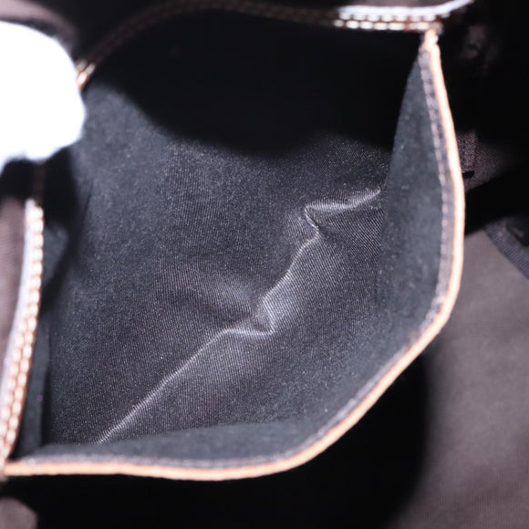 GUCCI GG Supreme Tote Bag PVC Leather Gold White 189896 Auth 94448