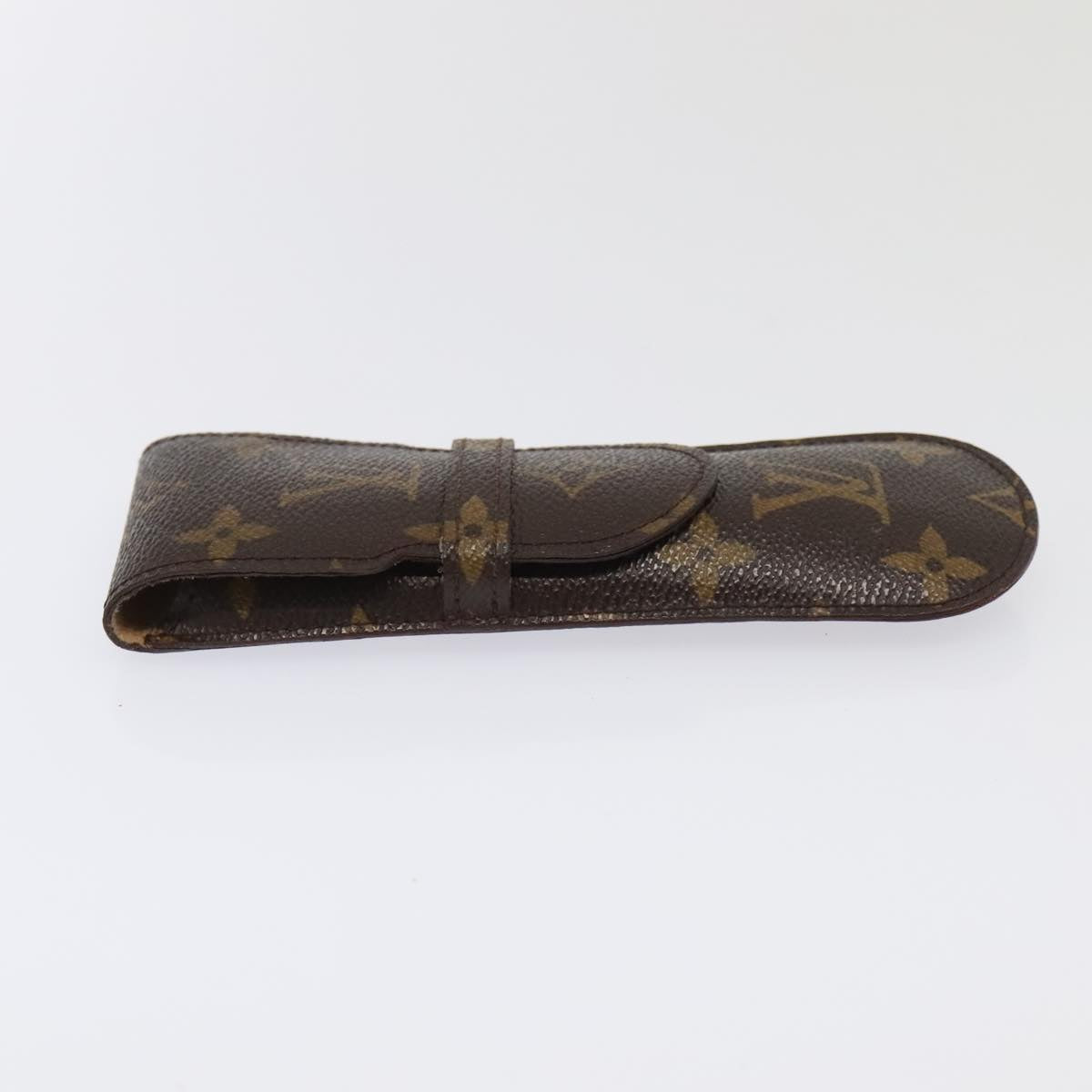 LOUIS VUITTON Monogram Etui Stilo Pen Case M62990 LV Auth 94542