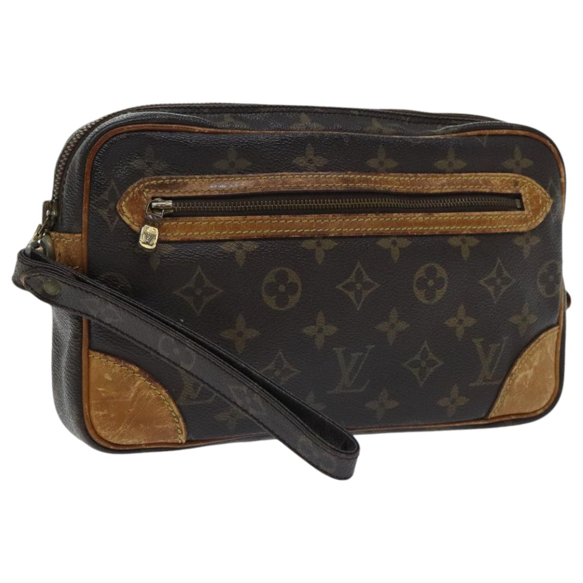 LOUIS VUITTON Monogram Marly Dragonne GM Clutch Bag M51825 LV Auth 94552