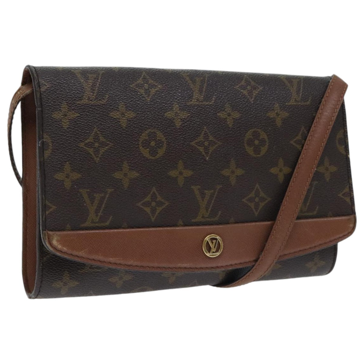 LOUIS VUITTON Monogram Bordeaux 24 Shoulder Bag M51798 LV Auth 94553