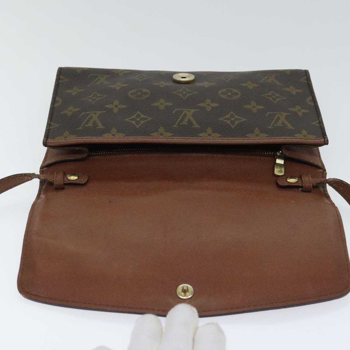 LOUIS VUITTON Monogram Bordeaux 24 Shoulder Bag M51798 LV Auth 94553