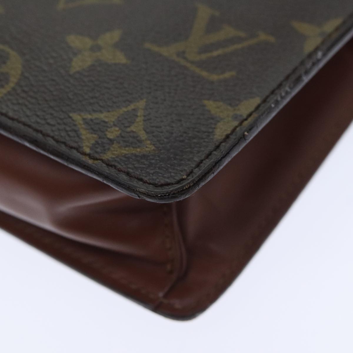 LOUIS VUITTON Monogram Ranelag Clutch Bag M51782 LV Auth 94554