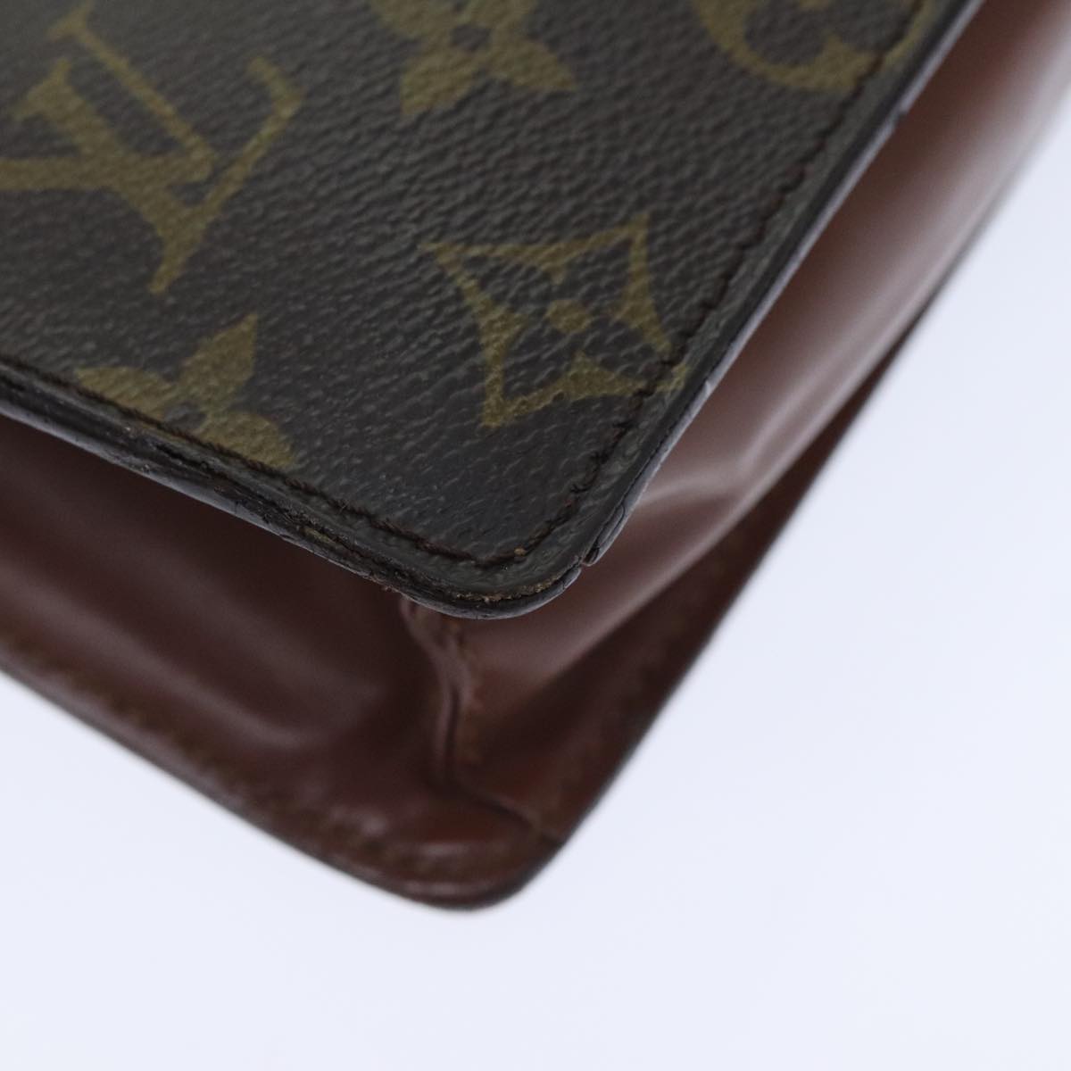 LOUIS VUITTON Monogram Ranelag Clutch Bag M51782 LV Auth 94554