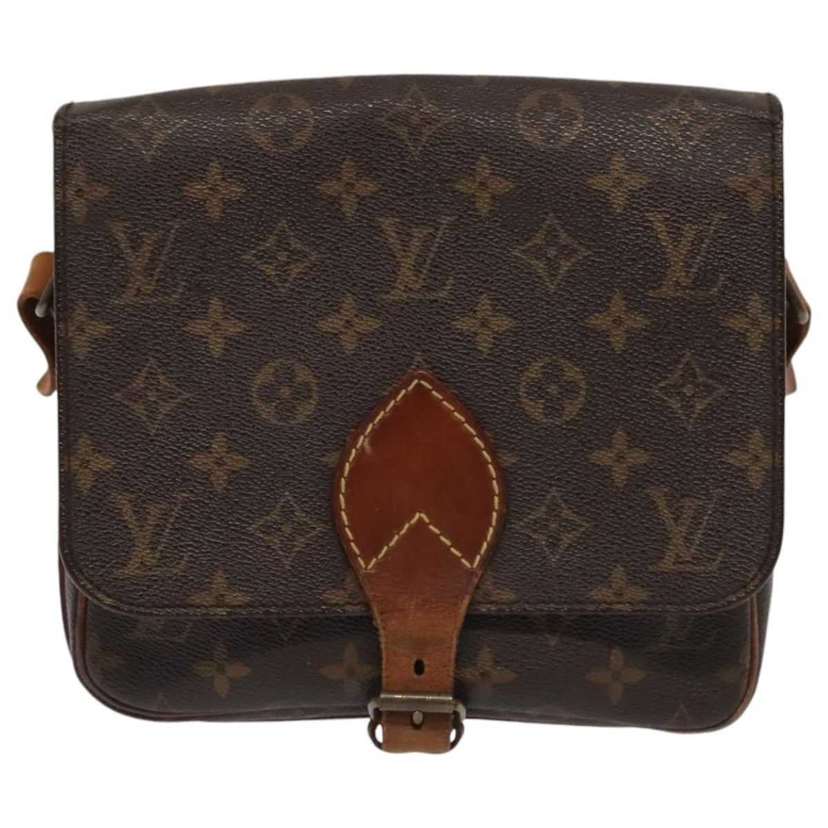 LOUIS VUITTON Monogram Cartouchiere MM Shoulder Bag M51253 LV Auth 94555 - 0