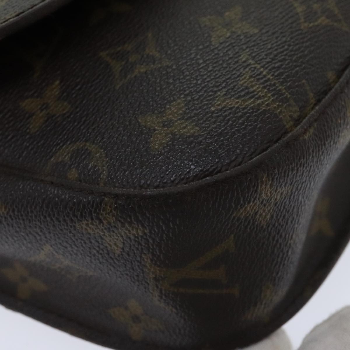 LOUIS VUITTON Monogram Saint Cloud GM Shoulder Bag M51242 LV Auth 94556