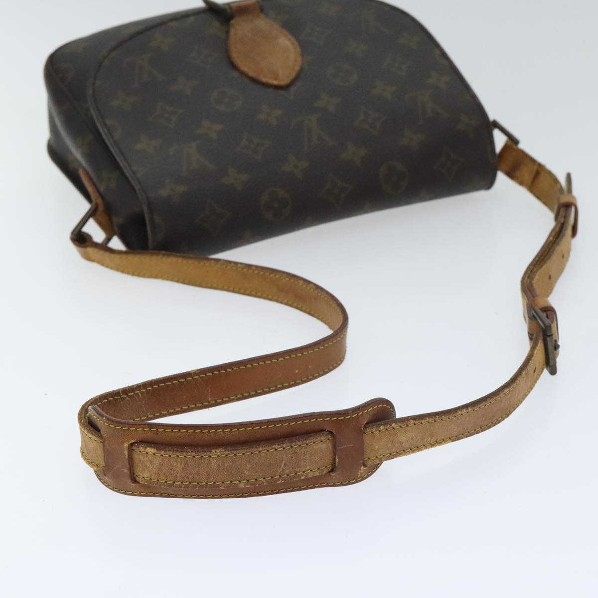 LOUIS VUITTON Monogram Saint Cloud GM Shoulder Bag M51242 LV Auth 94556