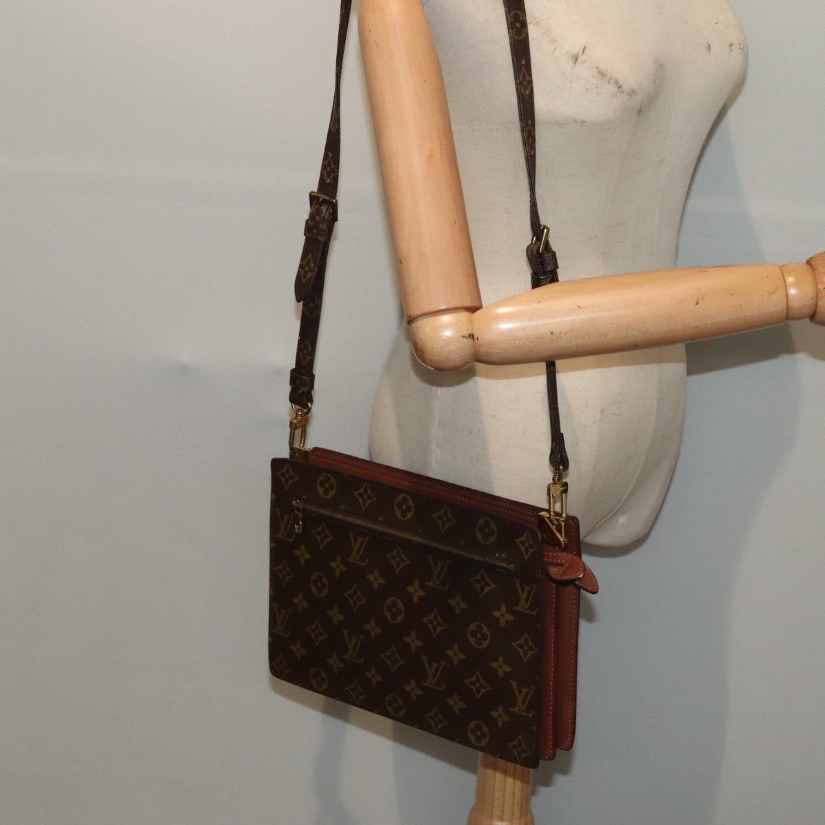 LOUIS VUITTON Monogram Angian Shoulder Bag M51205 LV Auth 94562