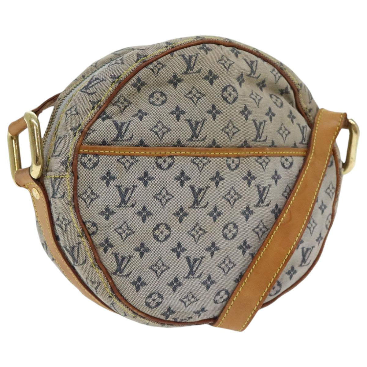 LOUIS VUITTON Monogram Mini Jeanne GM Shoulder Bag Blue M92000 LV Auth 94564