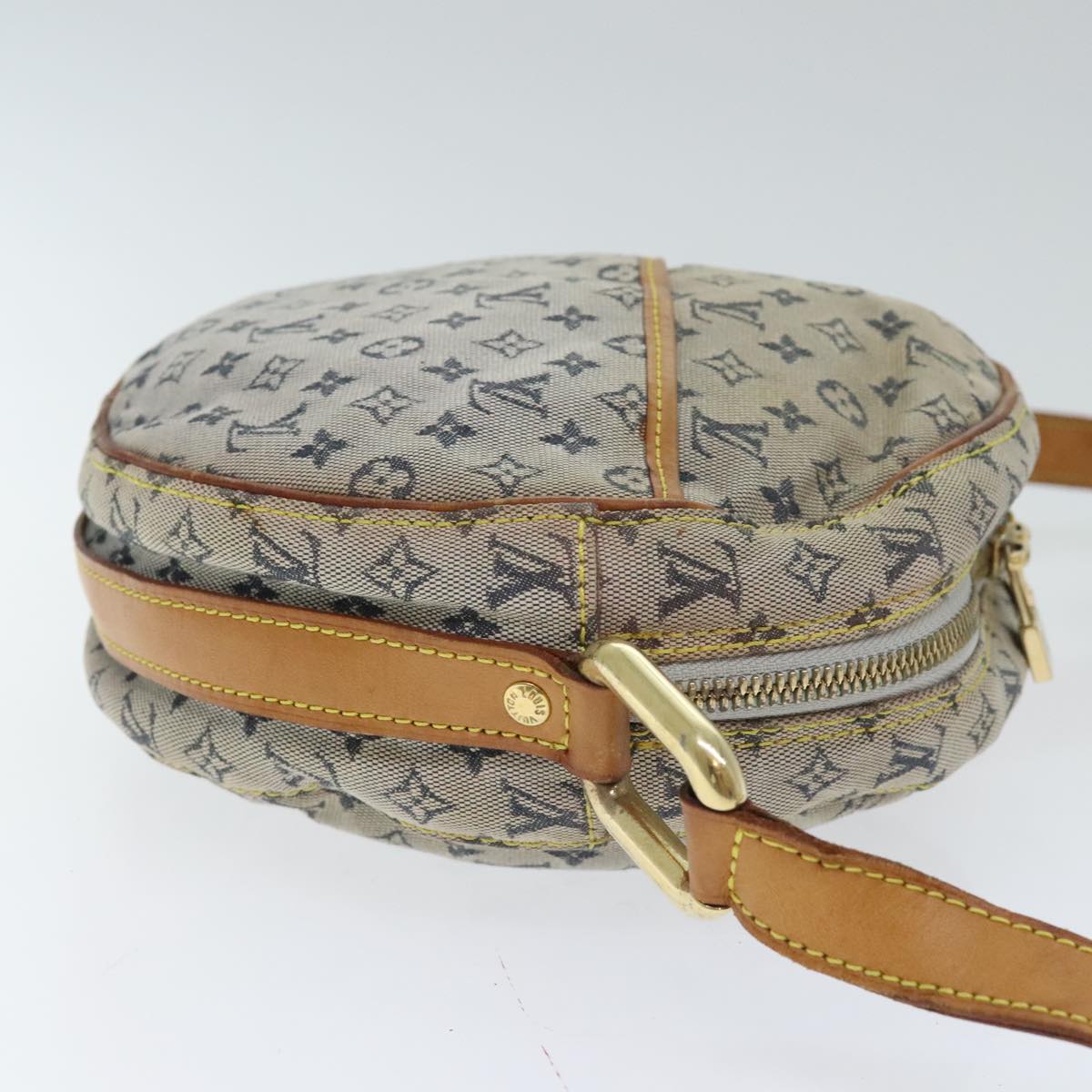 LOUIS VUITTON Monogram Mini Jeanne GM Shoulder Bag Blue M92000 LV Auth 94564