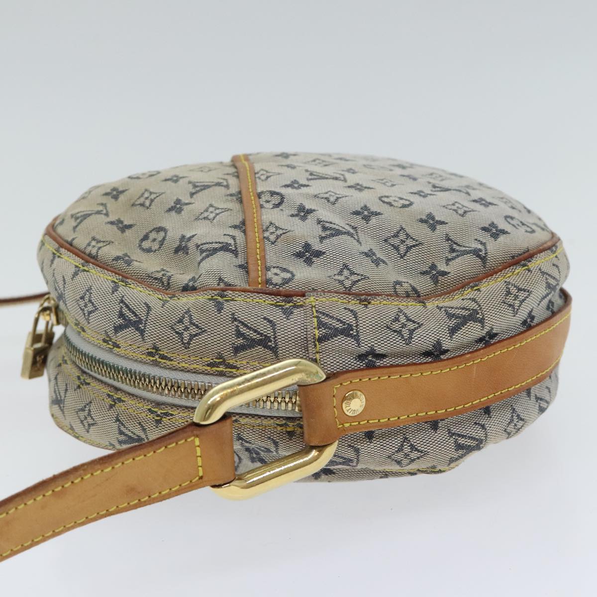 LOUIS VUITTON Monogram Mini Jeanne GM Shoulder Bag Blue M92000 LV Auth 94564