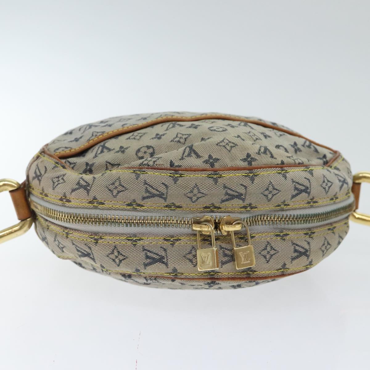 LOUIS VUITTON Monogram Mini Jeanne GM Shoulder Bag Blue M92000 LV Auth 94564