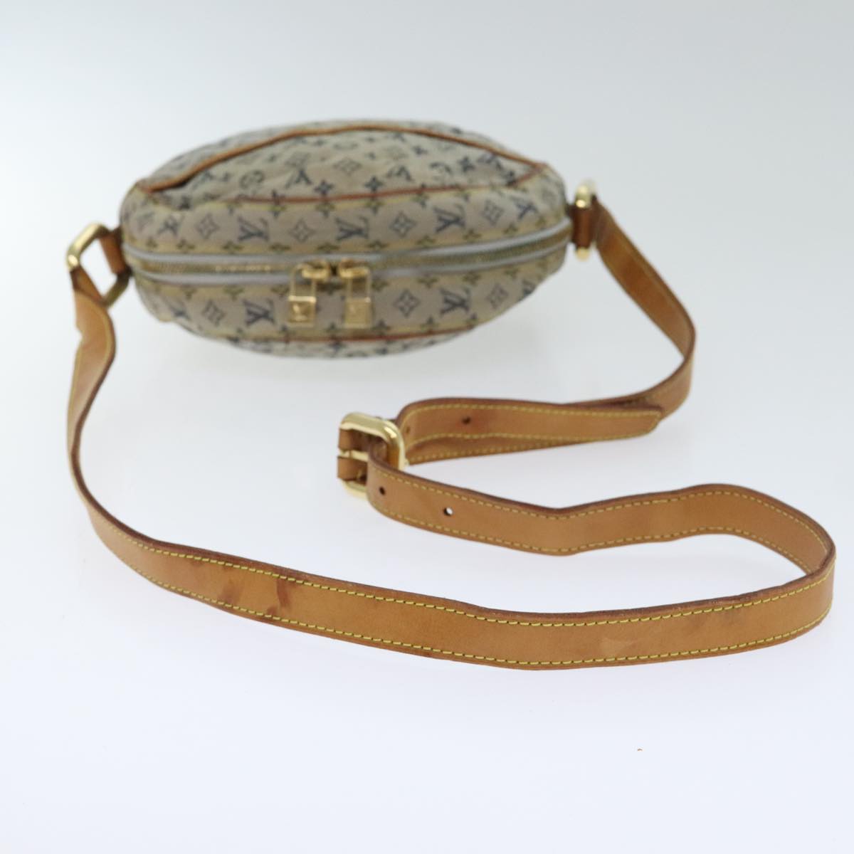 LOUIS VUITTON Monogram Mini Jeanne GM Shoulder Bag Blue M92000 LV Auth 94564