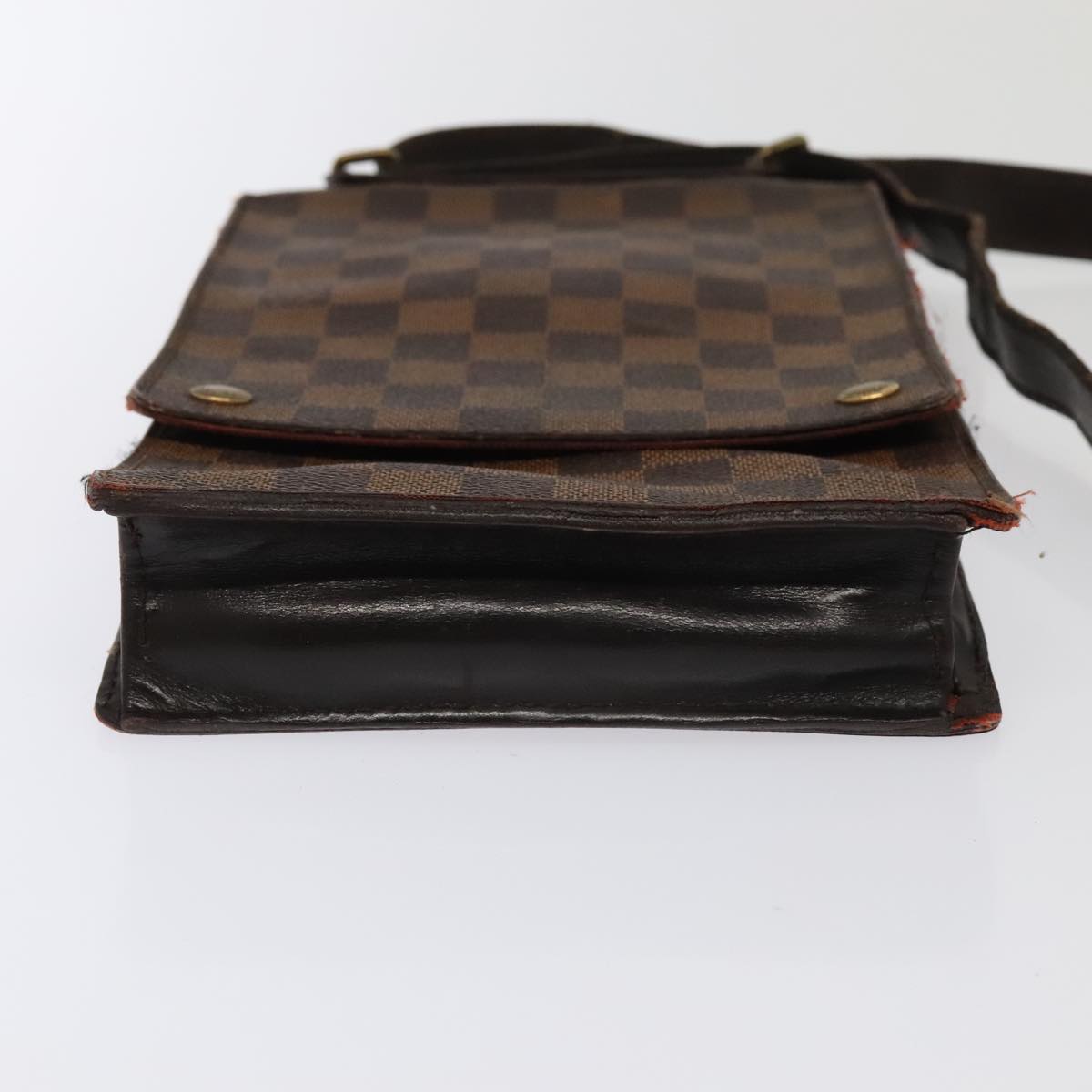 LOUIS VUITTON Damier Ebene Portello Shoulder Bag N45271 LV Auth 94622