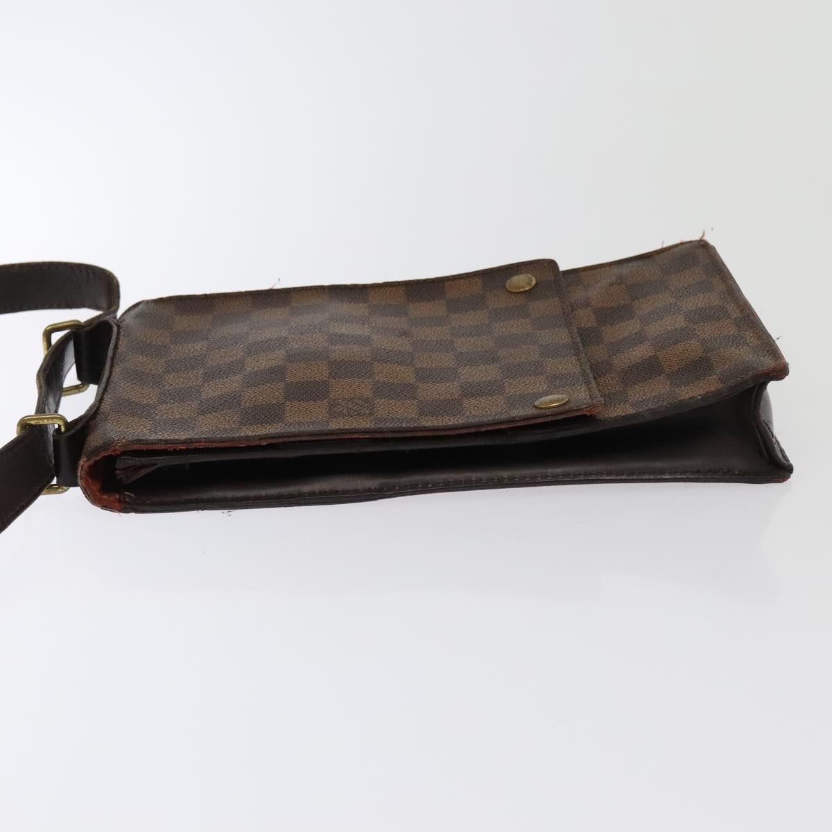 LOUIS VUITTON Damier Ebene Portello Shoulder Bag N45271 LV Auth 94622