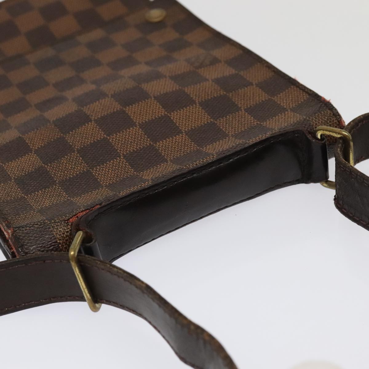 LOUIS VUITTON Damier Ebene Portello Shoulder Bag N45271 LV Auth 94622