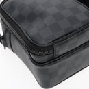 LOUIS VUITTON Damier Grafitte Utility Messenger Shoulder Bag M40280 Auth 94640A-14