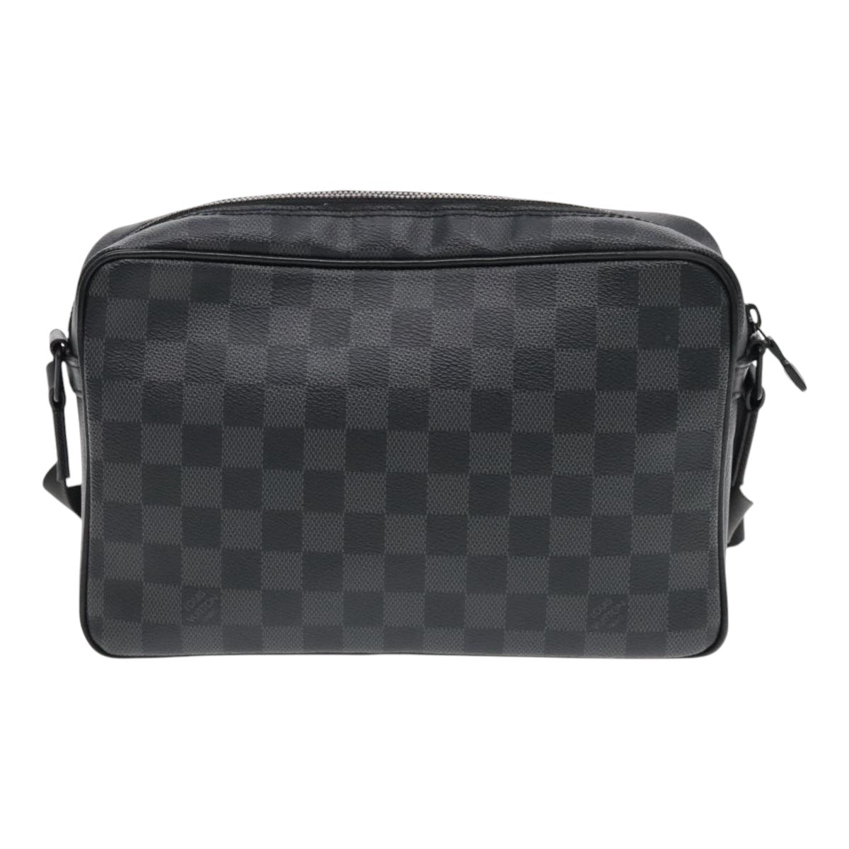 LOUIS VUITTON Damier Grafitte Utility Messenger Shoulder Bag M40280 Auth 94640A - 0