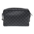 LOUIS VUITTON Damier Grafitte Utility Messenger Shoulder Bag M40280 Auth 94640A-2