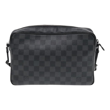 LOUIS VUITTON Damier Grafitte Utility Messenger Shoulder Bag M40280 Auth 94640A - 0