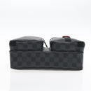 LOUIS VUITTON Damier Grafitte Utility Messenger Shoulder Bag M40280 Auth 94640A-5