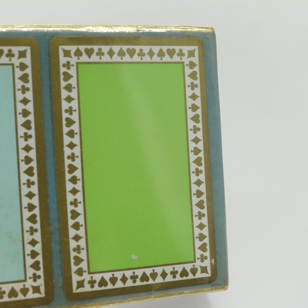 TIFFANY&Co. Playing Cards Green Light Blue Auth 94672