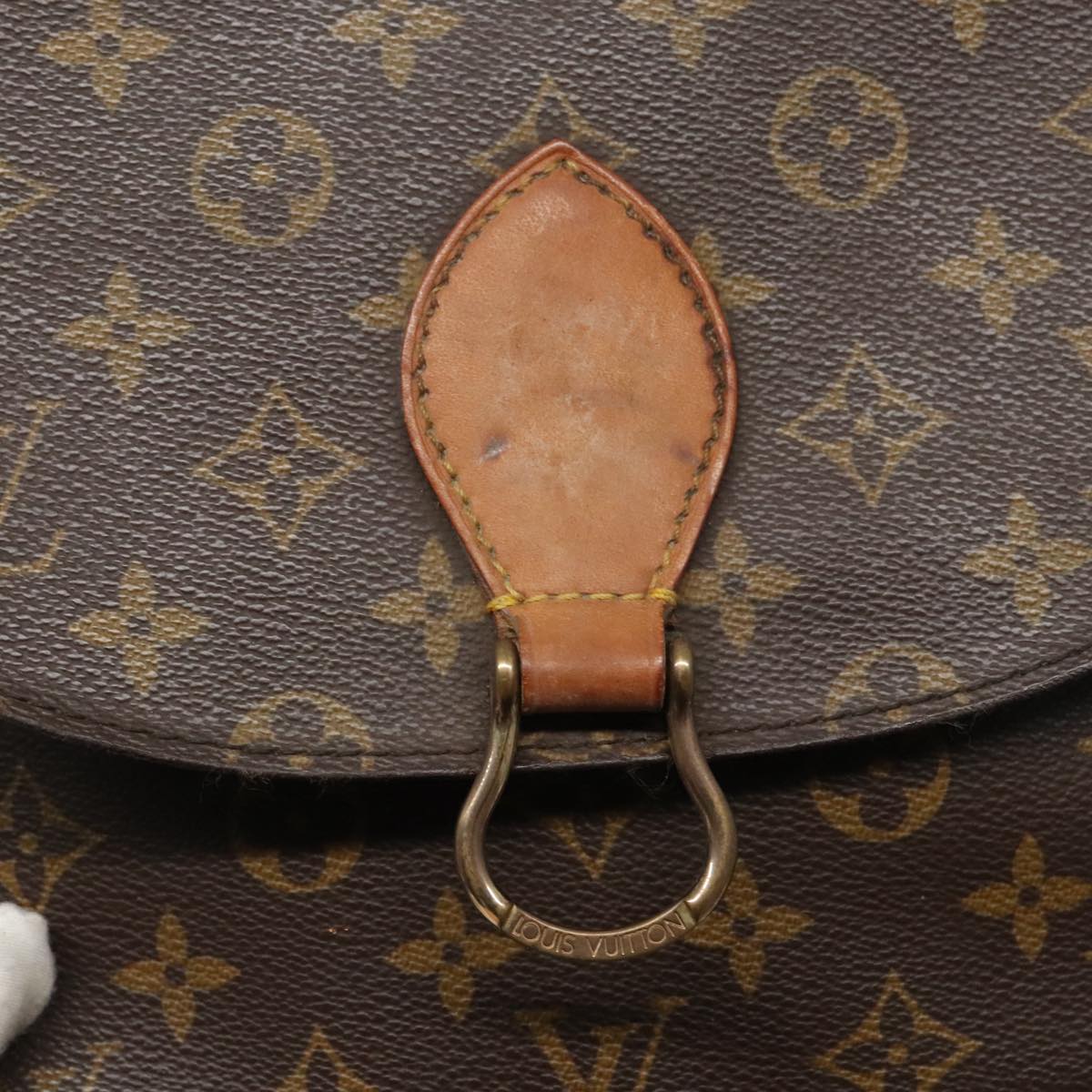 LOUIS VUITTON Monogram Saint Cloud GM Shoulder Bag M51242 LV Auth 94699