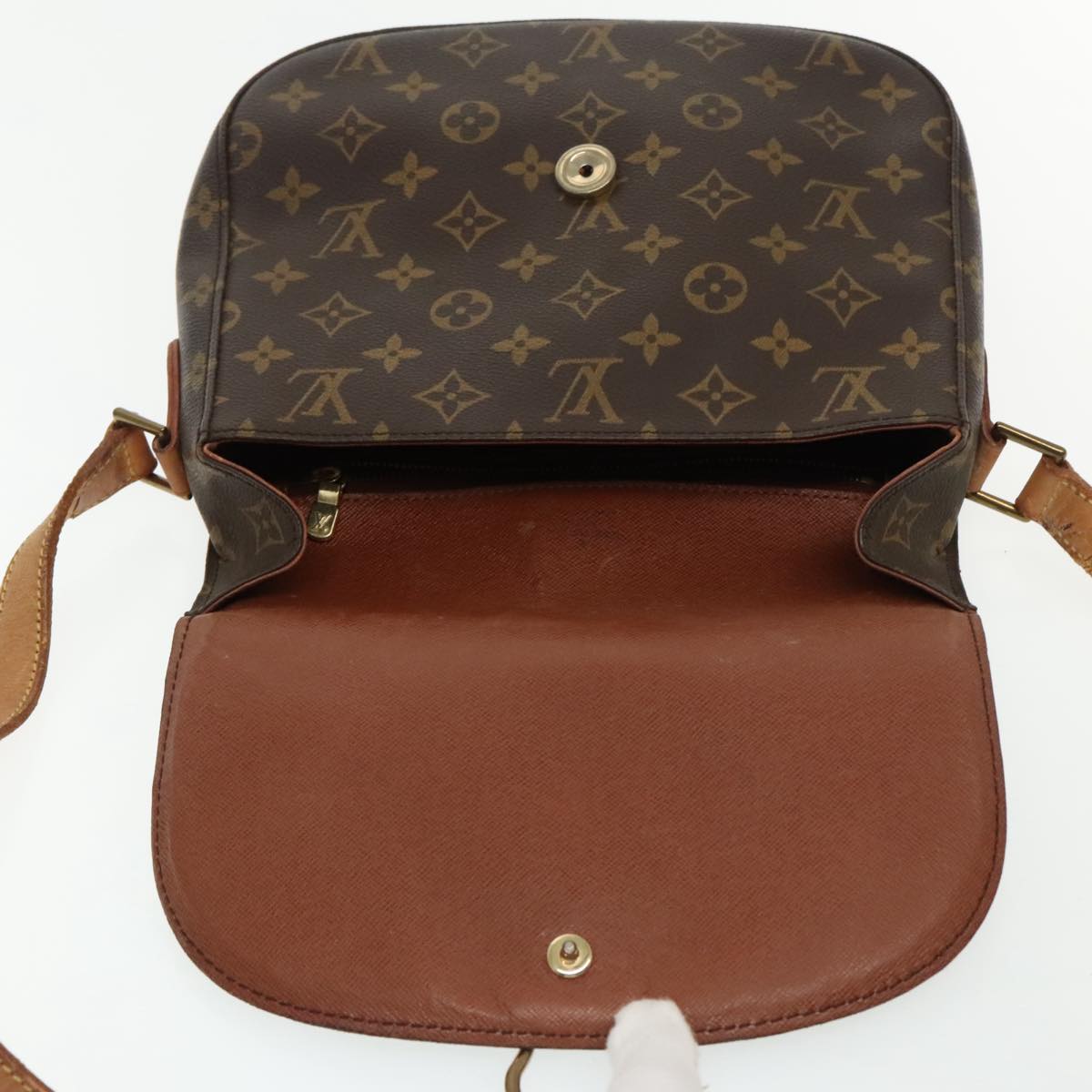 LOUIS VUITTON Monogram Saint Cloud GM Shoulder Bag M51242 LV Auth 94699