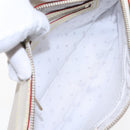 LOUIS VUITTON Suhari Lockit Clutch Bag Leather White M95629 LV Auth 94716V-10