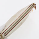 LOUIS VUITTON Suhari Lockit Clutch Bag Leather White M95629 LV Auth 94716V-6