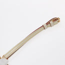 LOUIS VUITTON Suhari Lockit Clutch Bag Leather White M95629 LV Auth 94716V-7