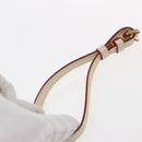 LOUIS VUITTON Suhari Lockit Clutch Bag Leather White M95629 LV Auth 94716V-14