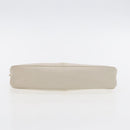 LOUIS VUITTON Suhari Lockit Clutch Bag Leather White M95629 LV Auth 94716V-5