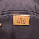 GUCCI GG Canvas Hand Bag Brown Silver 113019 3444 Auth 94718-15