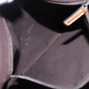 GUCCI GG Canvas Hand Bag Brown Silver 113019 3444 Auth 94718-20