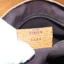 GUCCI GG Canvas Hand Bag Brown Silver 113019 3444 Auth 94718-21