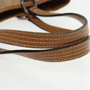 GUCCI GG Canvas Hand Bag Brown Silver 113019 3444 Auth 94718-8