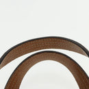 GUCCI GG Canvas Hand Bag Brown Silver 113019 3444 Auth 94718-9