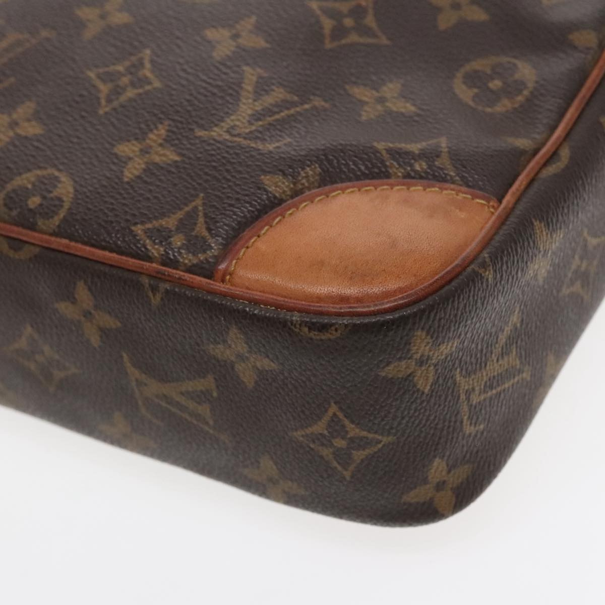 LOUIS VUITTON Monogram Compiegne 28 Clutch Bag M51845 LV Auth 94805