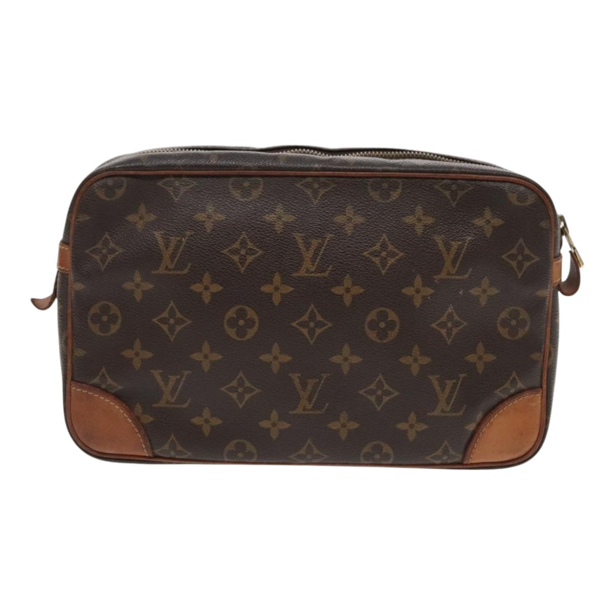 LOUIS VUITTON Monogram Compiegne 28 Clutch Bag M51845 LV Auth 94805 - 0