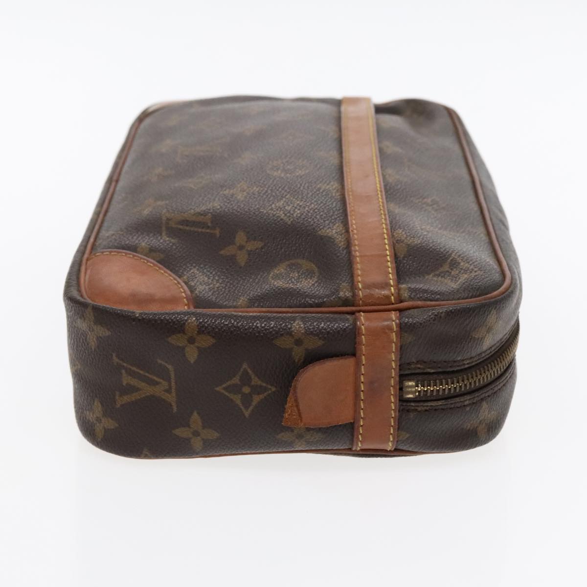 LOUIS VUITTON Monogram Compiegne 28 Clutch Bag M51845 LV Auth 94805