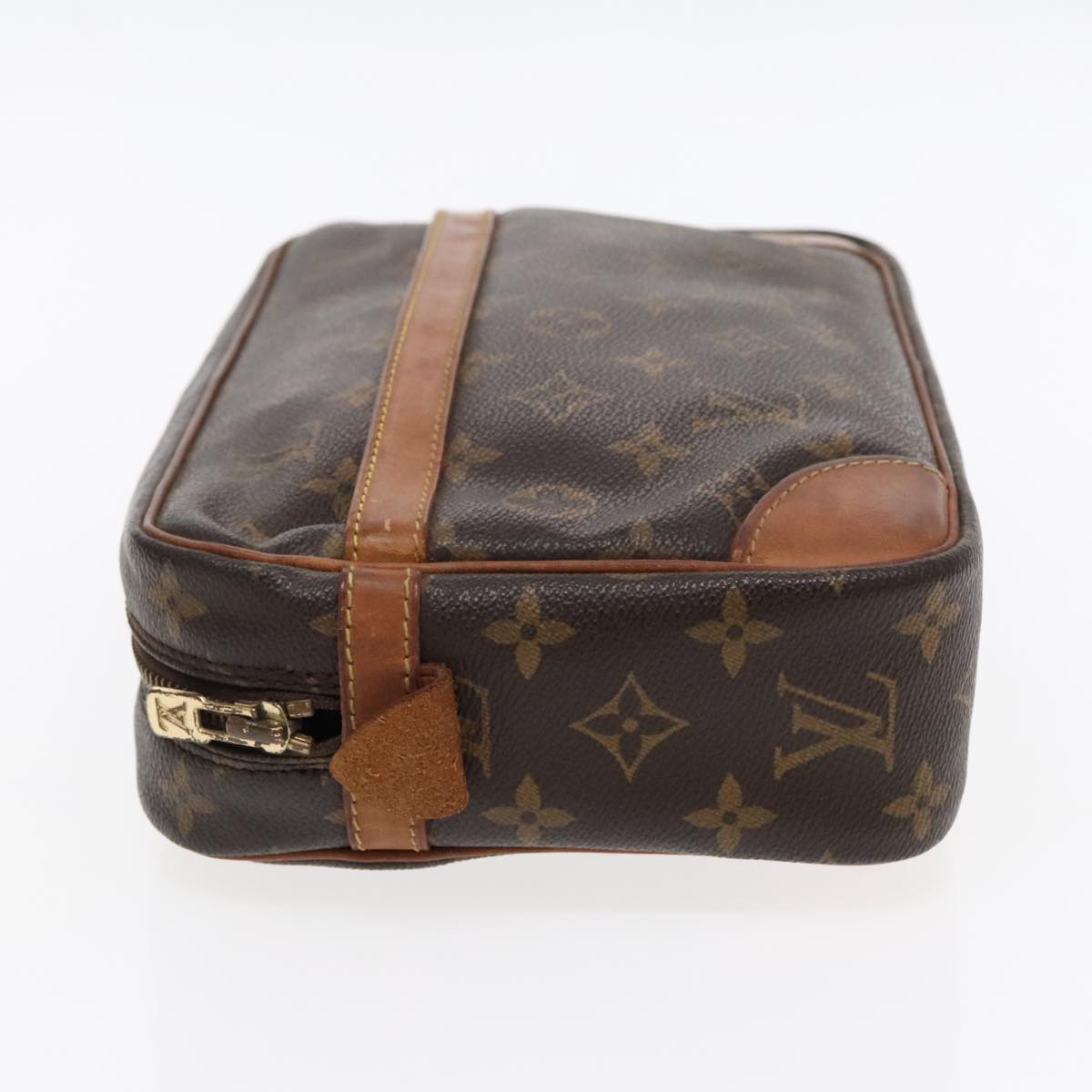 LOUIS VUITTON Monogram Compiegne 28 Clutch Bag M51845 LV Auth 94805