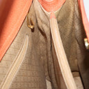 GUCCI Bamboo Hand Bag Suede 2way Orange Gold 002 123 0322 Auth 94808-17