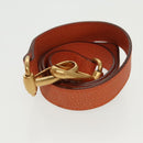 GUCCI Bamboo Hand Bag Suede 2way Orange Gold 002 123 0322 Auth 94808-26