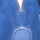 HERMES Ildo Shiki Hand Bag Leather Blue Gold Auth 94816A-20