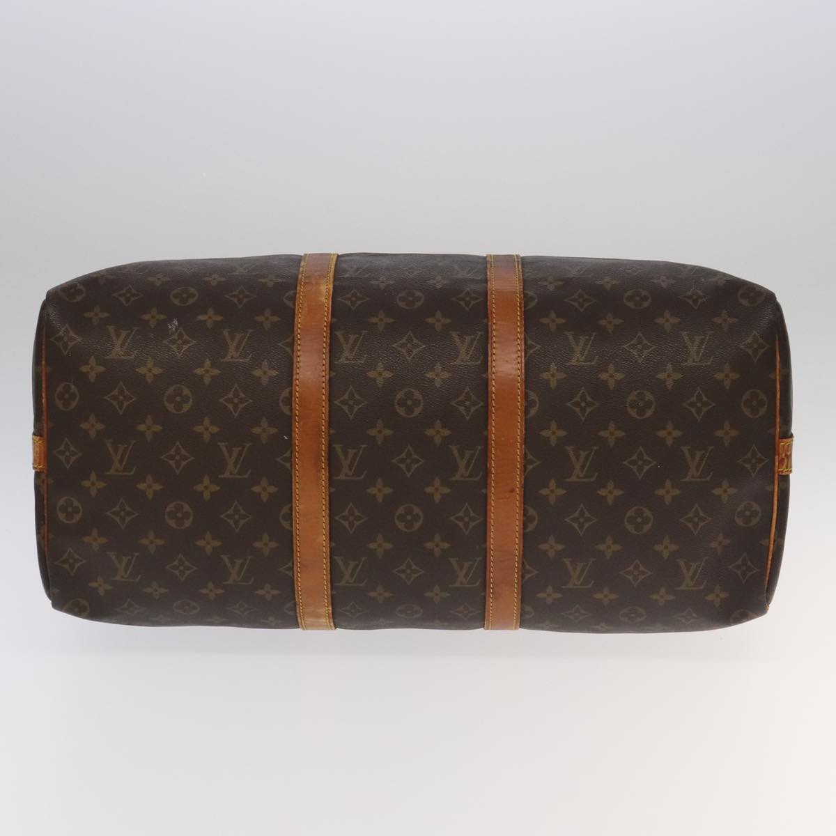 LOUIS VUITTON Monogram Keepall Bandouliere 50 Boston Bag M41416 LV Auth 94821